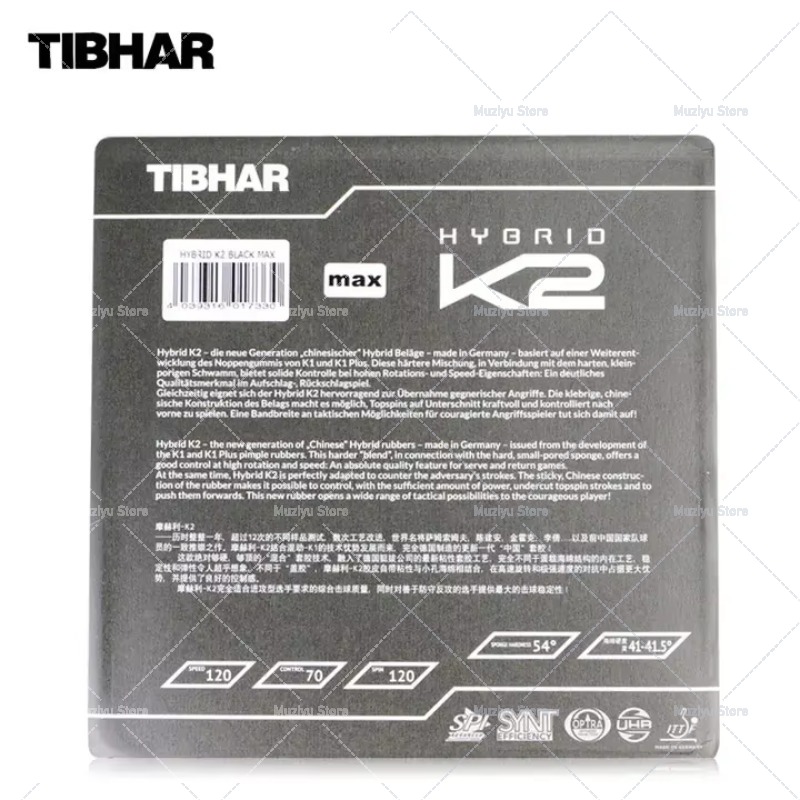 Table Tennis Hybrid Rubbers - TIBHAR HYBRID K2 Karet Tenis Meja
