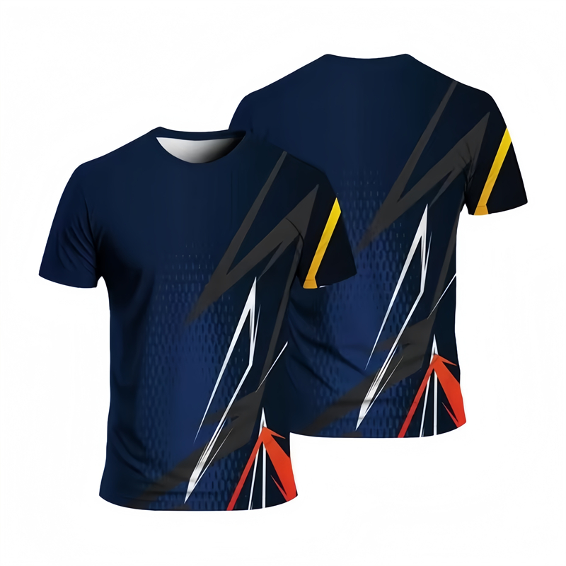 Table Tennis Jersey Butterfly - Kaos Olahraga Lari Sederhana untuk Pria,