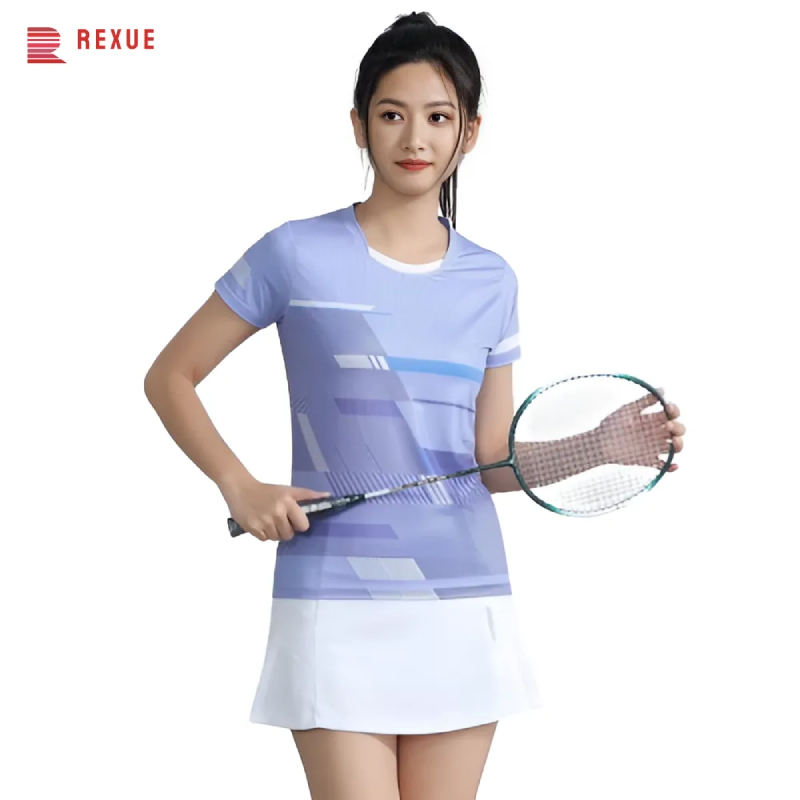 Table Tennis Shirt - Kemeja Badminton tenis meja wanita, kaos