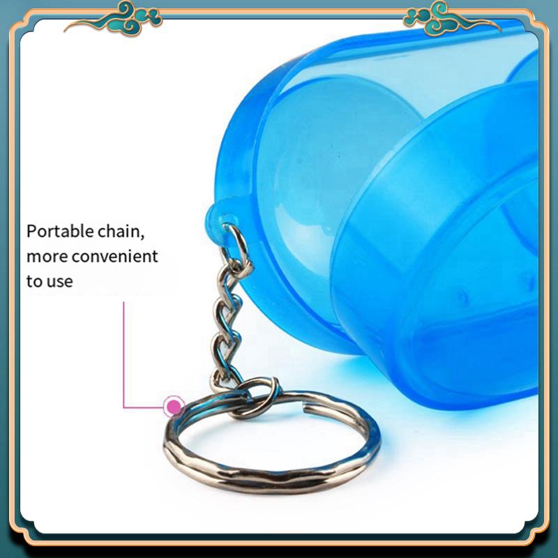 Table Tennis Keychain - Wadah Tenis Meja Memegang Dua Bola