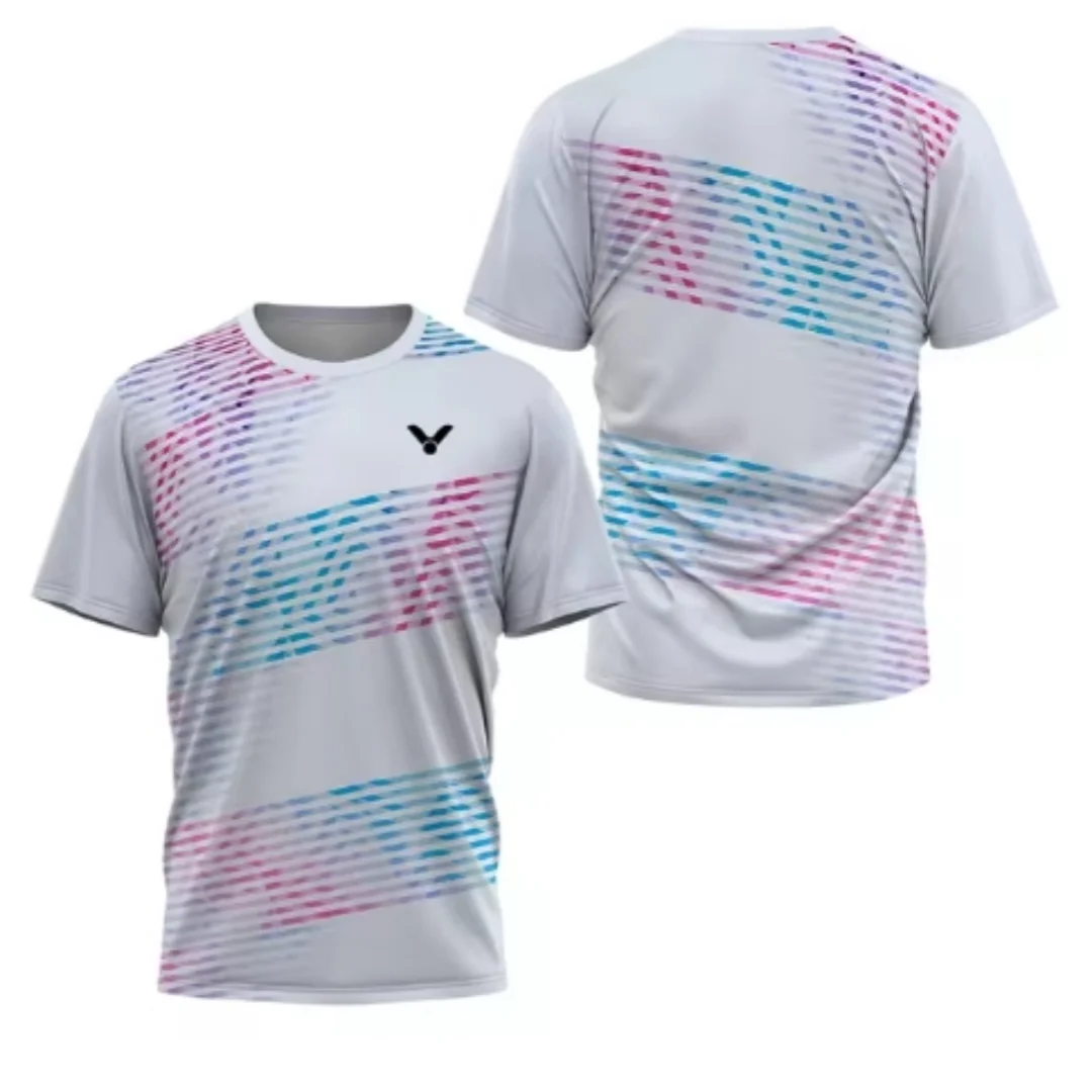 Table Tennis Shirt - Kaos Keluarga Serasi dengan Cetakan Neon
