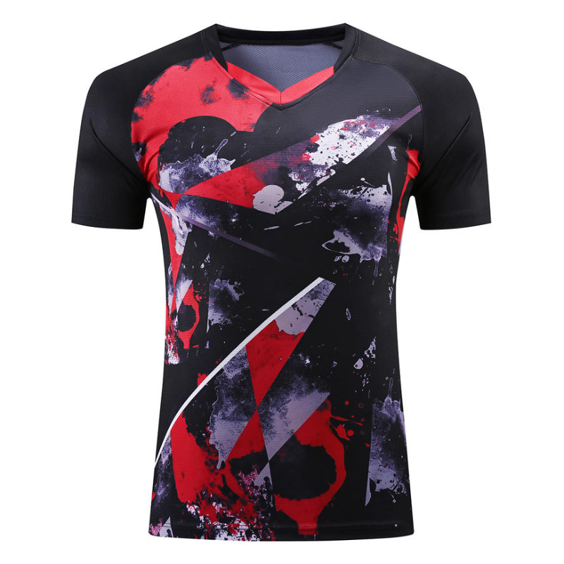 Kaos Tenis Meja V-Neck Pria Wa - Table Tennis Shirt ulasan dan harga