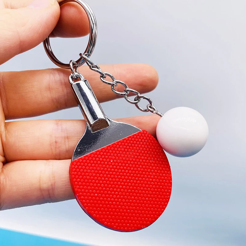 7 Warna, Gantungan Kunci Raket - Table Tennis Keychain ulasan dan harga