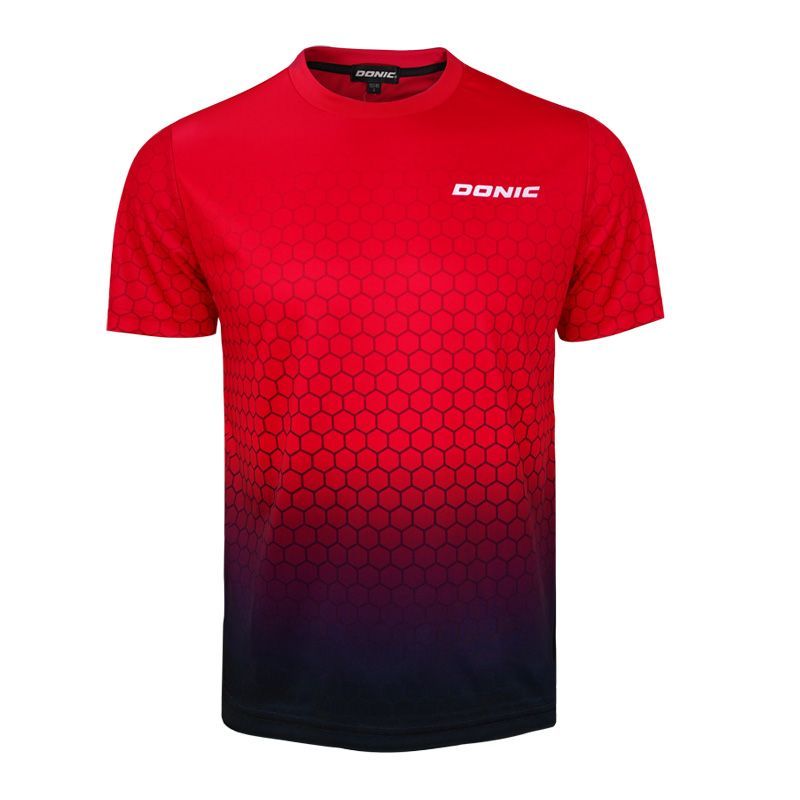 Jersey tenis meja Donic asli,  - Table Tennis Shirt ulasan dan harga