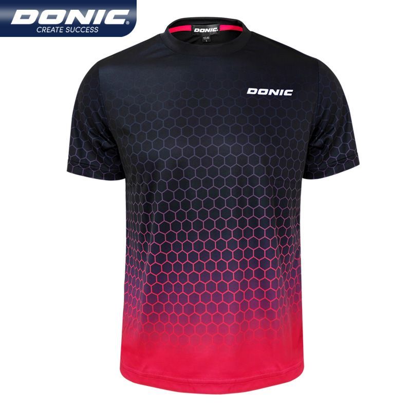Jersey tenis meja Donic asli,  - Table Tennis Shirt ulasan dan harga