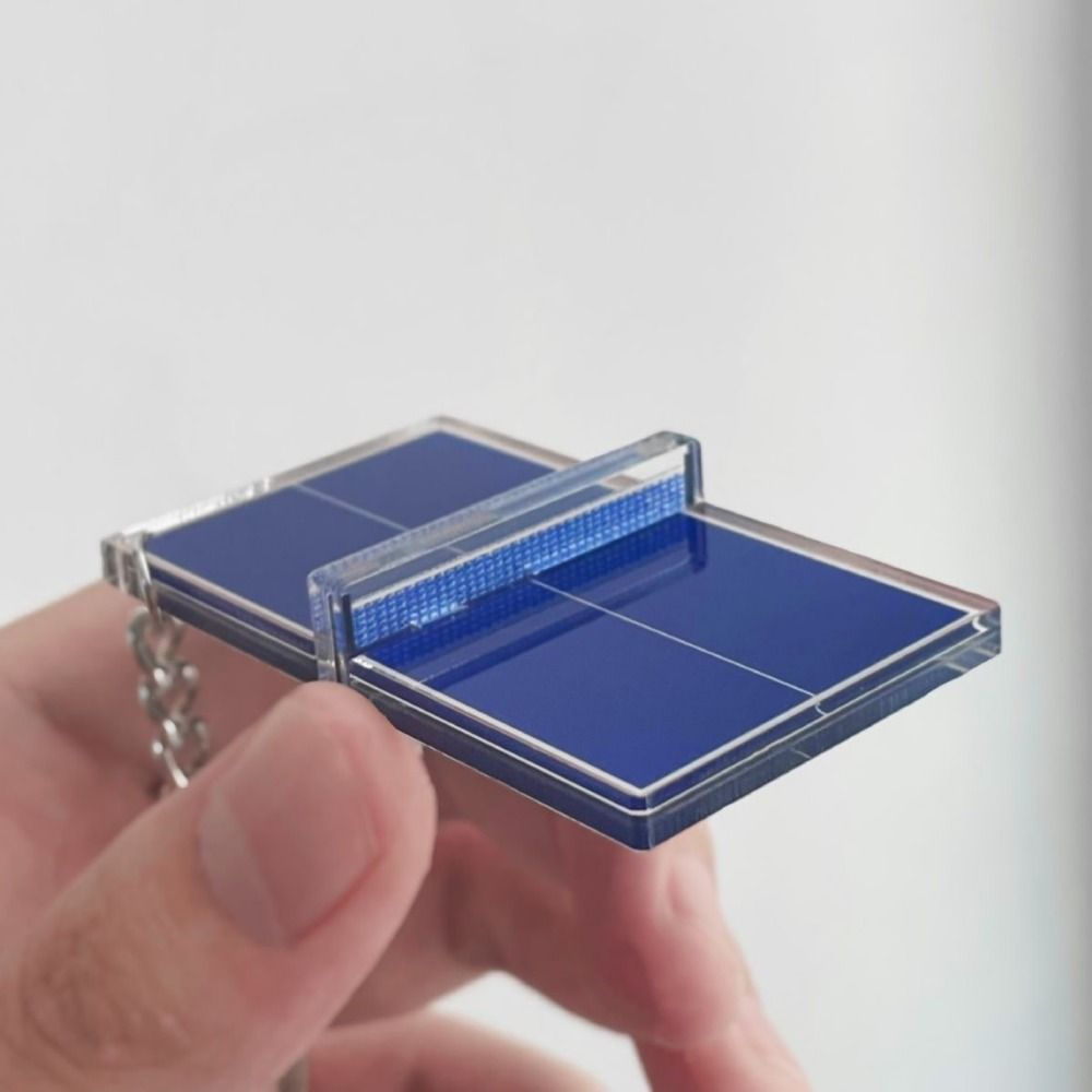 Gantungan Kunci Akrilik Bulu T - Table Tennis Keychain ulasan dan harga
