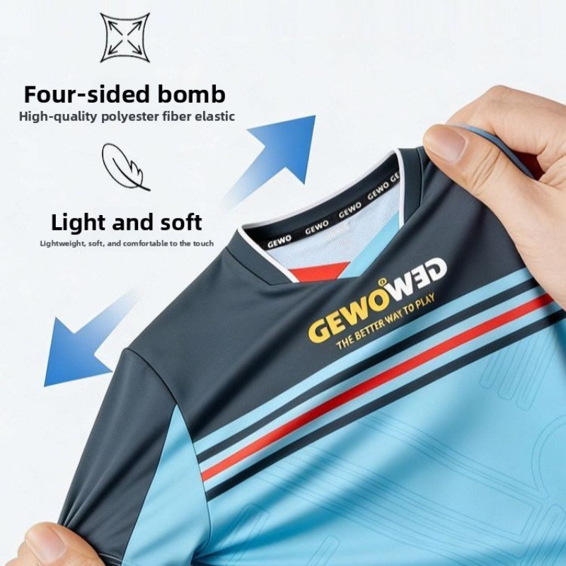 GEWO kaos olahraga tenis meja  - Table Tennis Shirt ulasan dan harga
