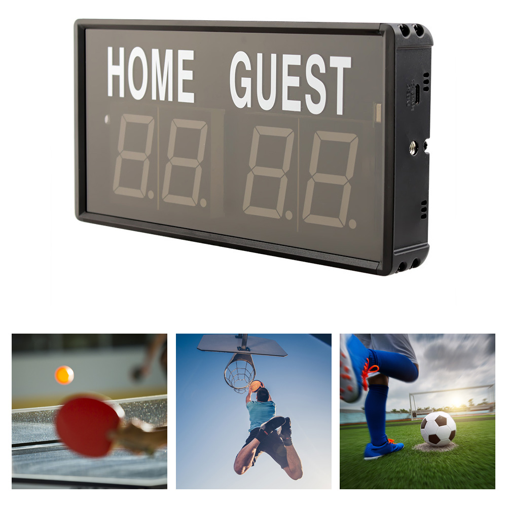 Papan Skor LED 4 Digit Portabe - Table Tennis Scoring ulasan dan harga