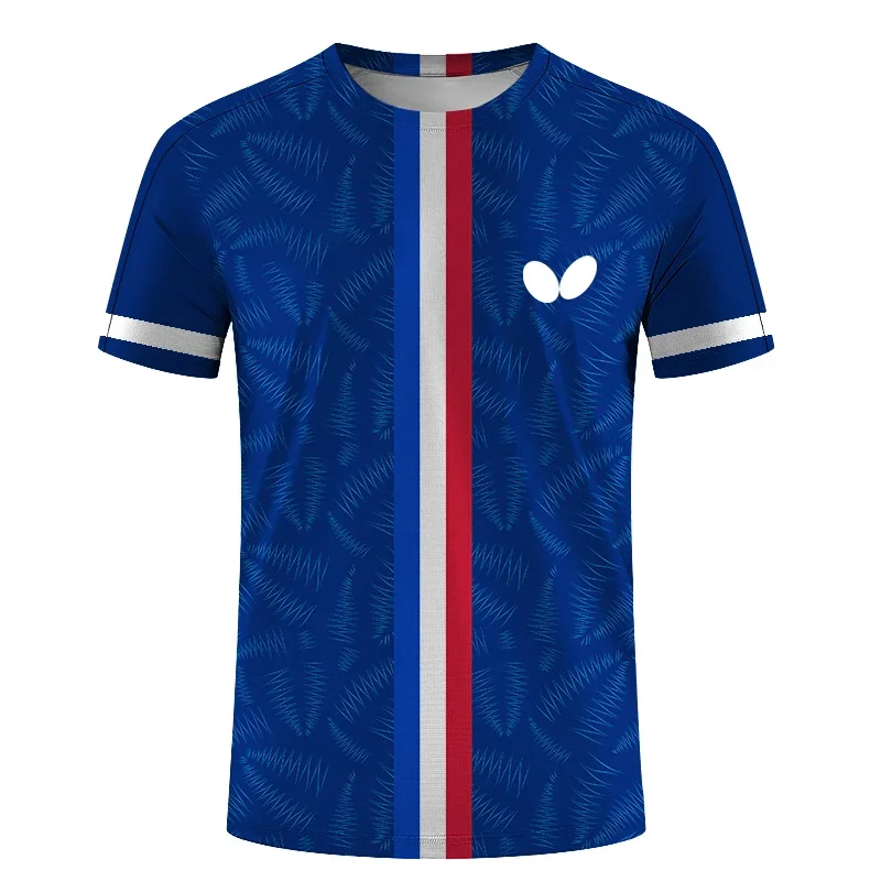 Kaos Pria Lengan Pendek, Leher - Table Tennis Jersey Butterfly ulasan dan harga