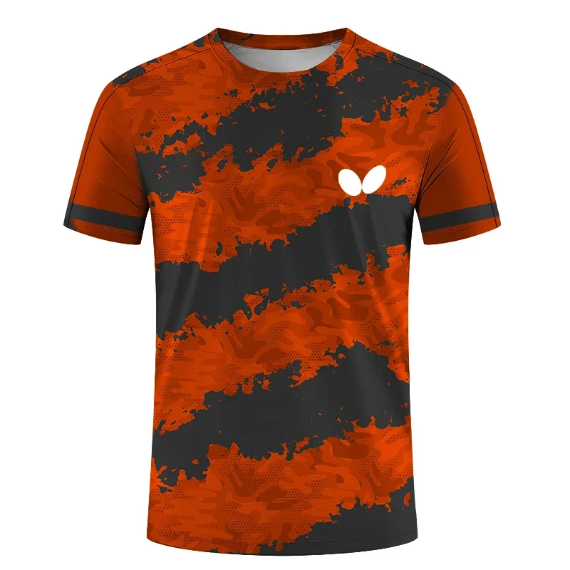Kaos Pria Lengan Pendek, Leher - Table Tennis Jersey Butterfly ulasan dan harga