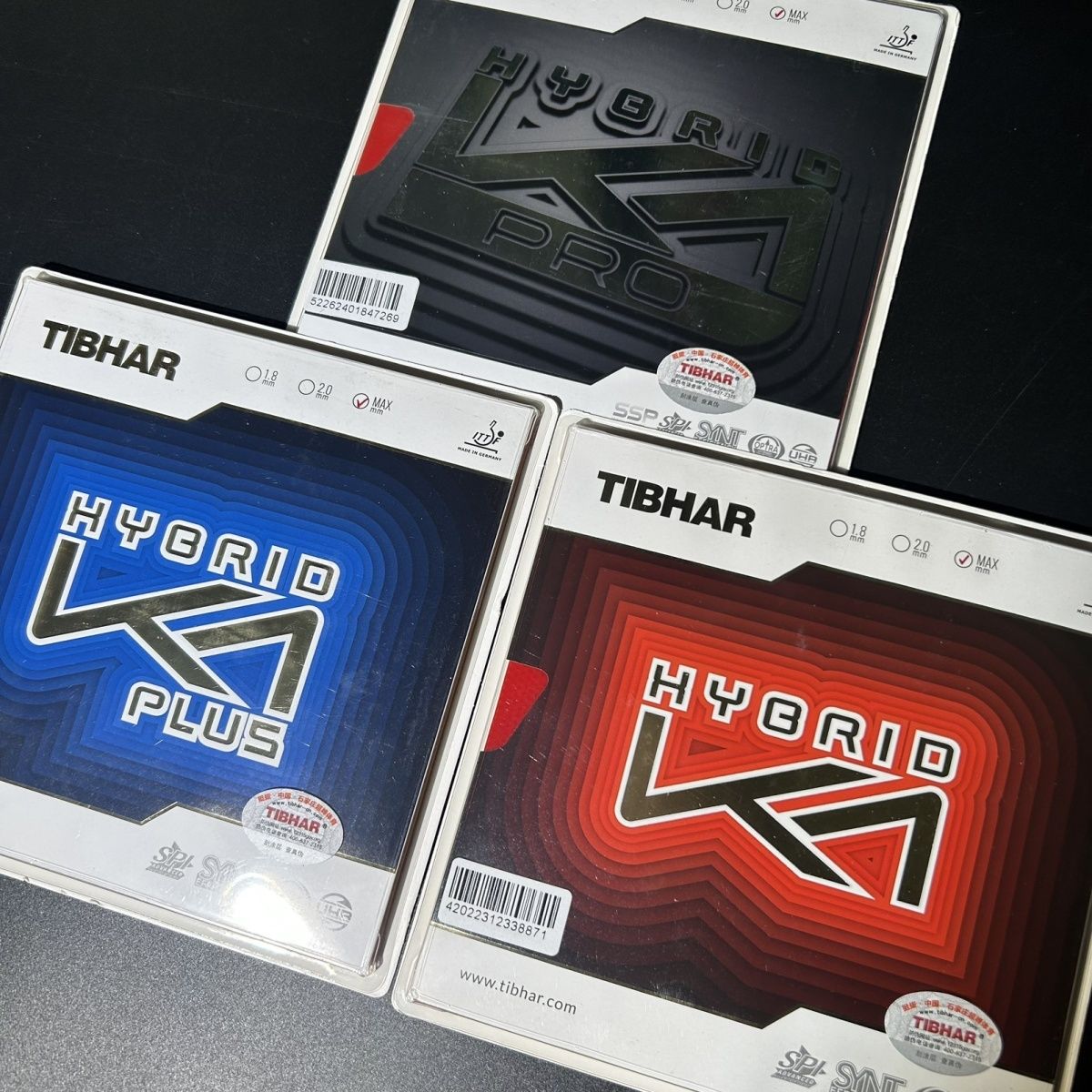 Karet Tenis Meja Tibhar K2 Hyb - Table Tennis Hybrid Rubbers ulasan dan harga