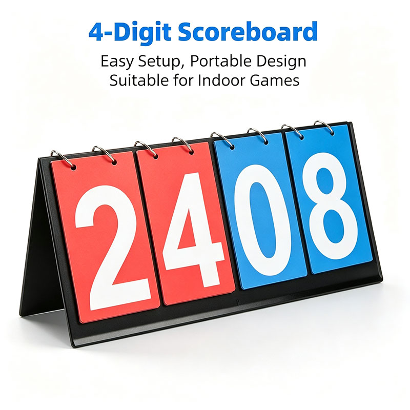 Papan Skor Lipat 4 Digit Porta - Table Tennis Scoring ulasan dan harga