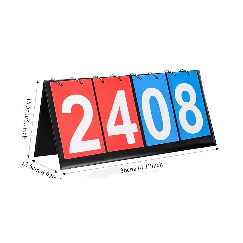 Papan Skor Lipat 4 Digit Porta - Table Tennis Scoring ulasan dan harga