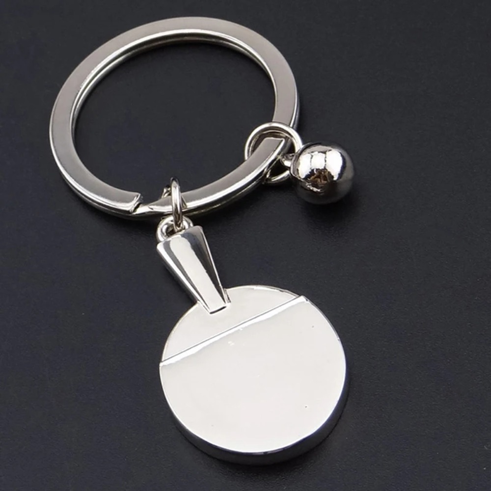 Gantungan Kunci Mini Raket Pin - Table Tennis Keychain ulasan dan harga