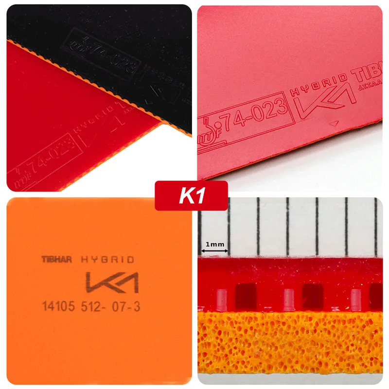 Tishar Hybrid K1 Pro Plus K2 P - Table Tennis Hybrid Rubbers ulasan dan harga