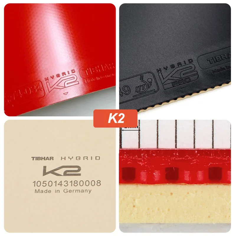 Tishar Hybrid K1 Pro Plus K2 P - Table Tennis Hybrid Rubbers ulasan dan harga