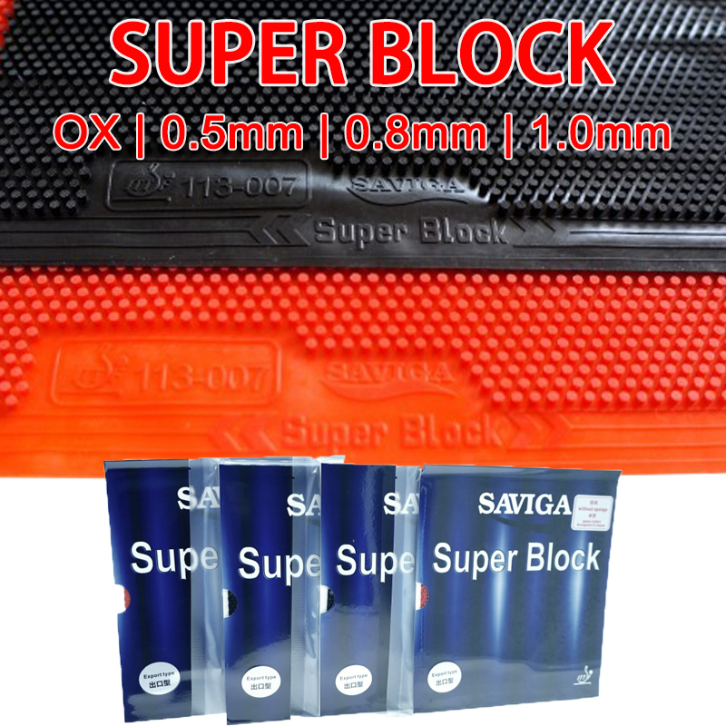 SAVIGA SUPER BLOCK OX Karet Te - Table Tennis Defense ulasan dan harga