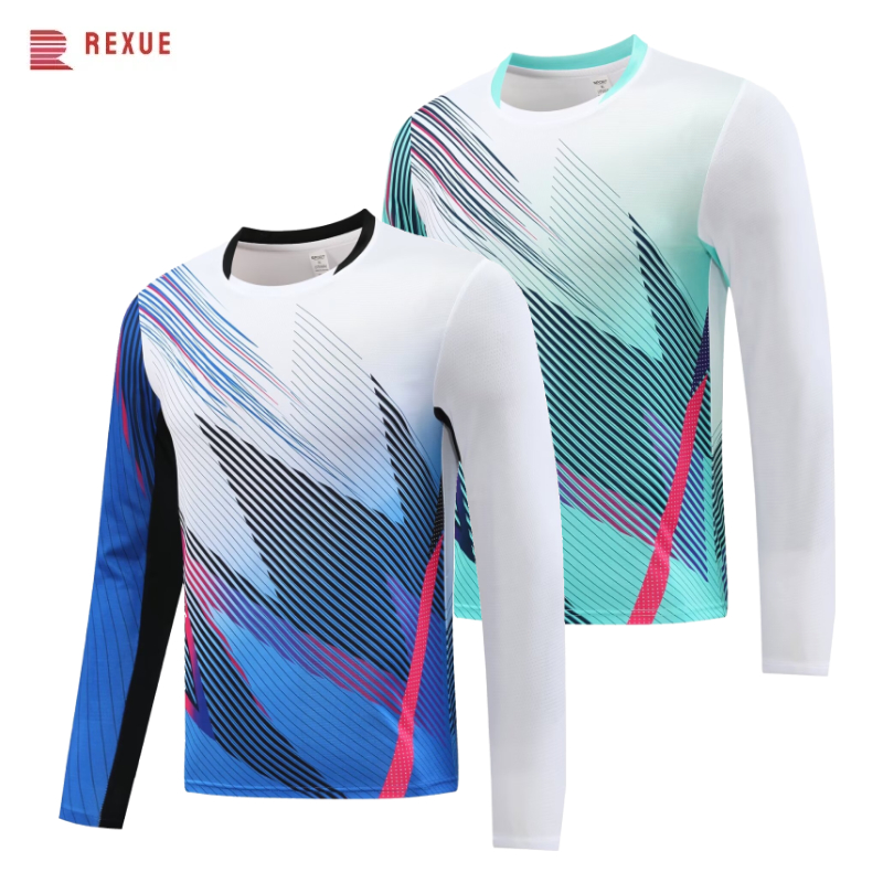 Kemeja Badminton lengan panjan - Table Tennis Shirt ulasan dan harga