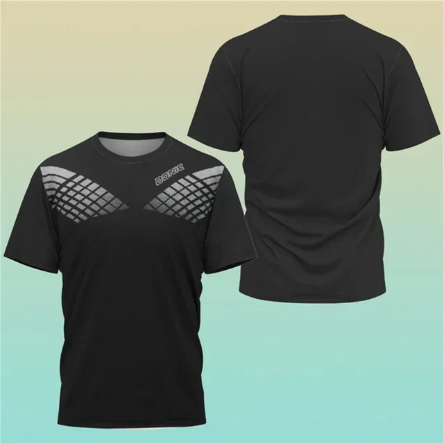 Kaos Tenis Meja 3D Printing Te - Table Tennis Defense ulasan dan harga